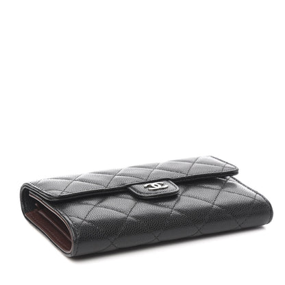 Chanel Caviar Quilted Medium Flap Wallet Black 3 of 6