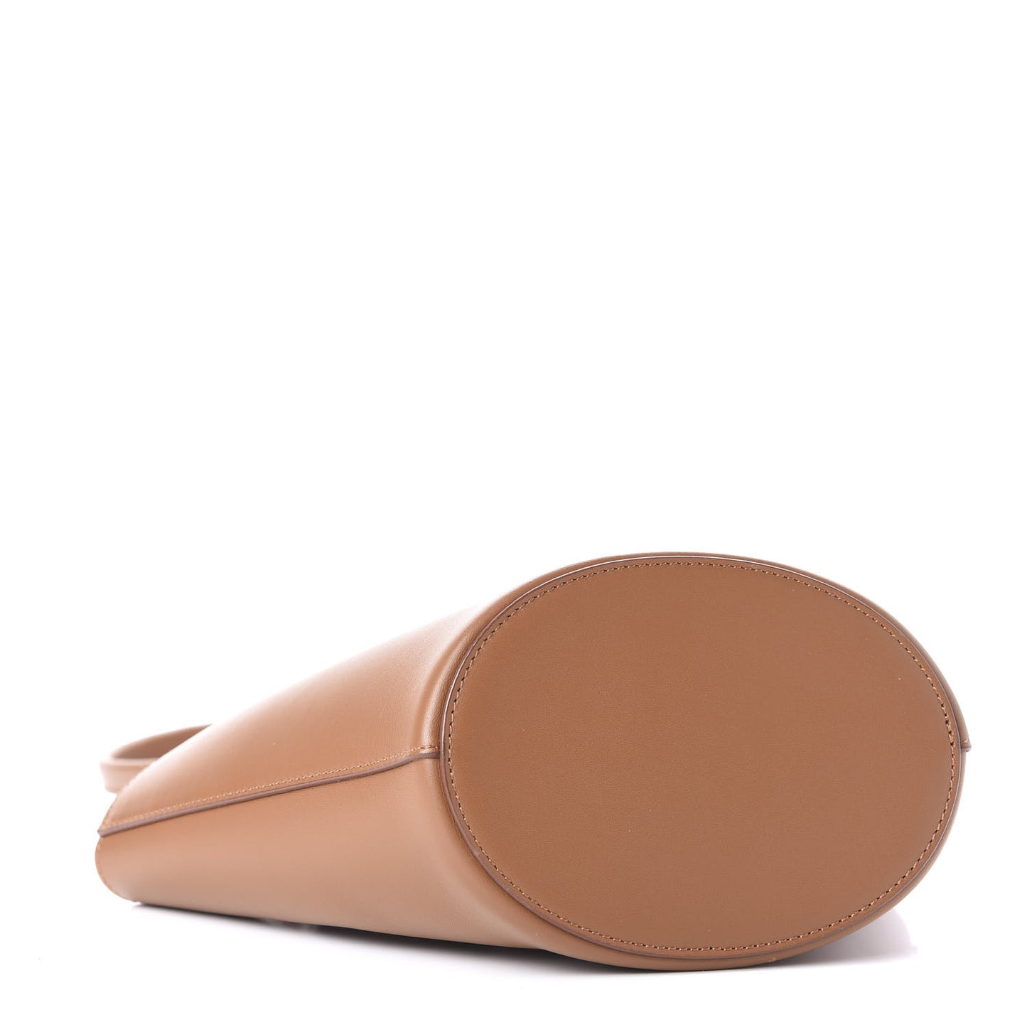 Calfskin Small Basket Tote Clay
