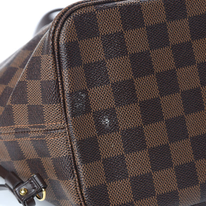Louis Vuitton Damier Ebene Neo Neverfull MM Rose Ballerine 13 of 15