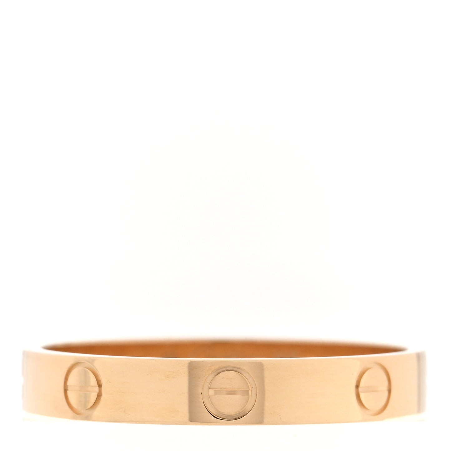 18K Yellow Gold 3.5mm LOVE Wedding Band Ring 63 10.25