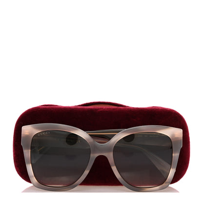 Gucci Acetate Square Frame Sunglasses GG0459S Tortoise Grey 9 of 9