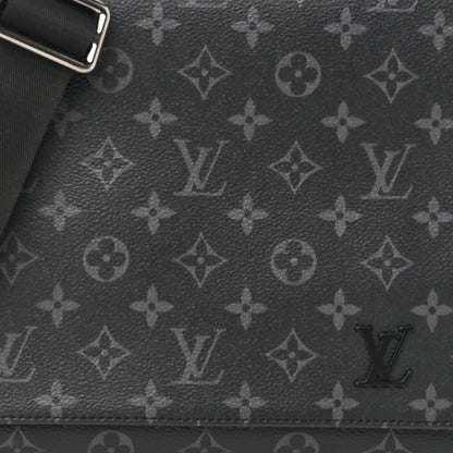 Louis Vuitton Monogram Eclipse District PM Black 7 of 9