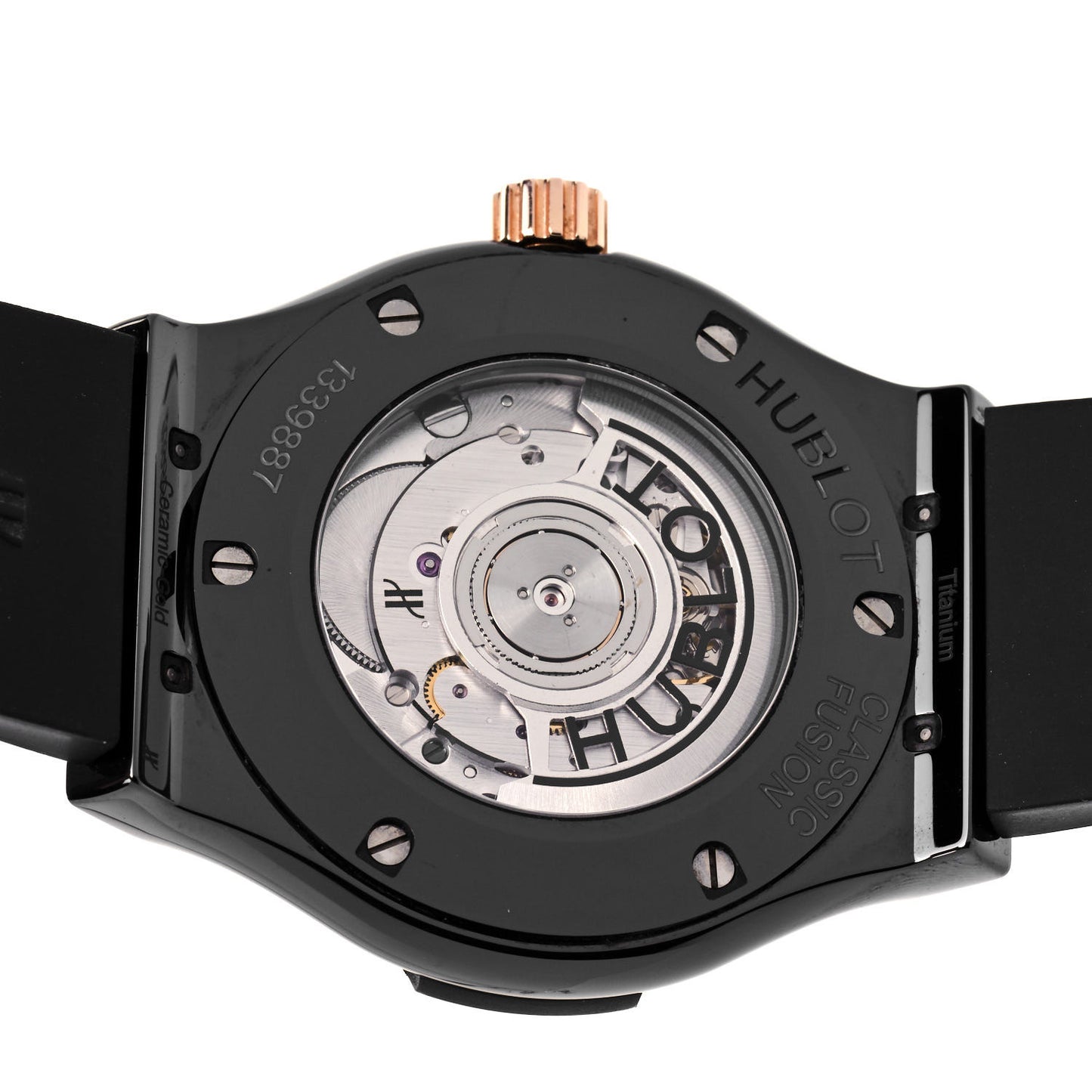 Ceramic Carbon 18K Rose Gold 42mm Classic Fusion Black Magic Automatic Watch Black 542.CO.1781.RX