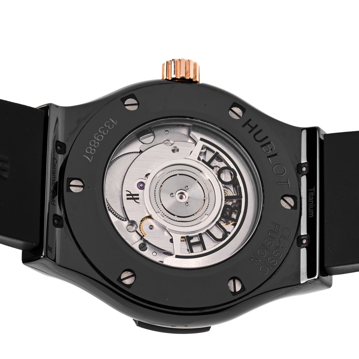 Hublot Ceramic Carbon 18K Rose Gold 42mm Classic Fusion Black Magic Automatic Watch Black 542.CO.1781.RX 4 of 5