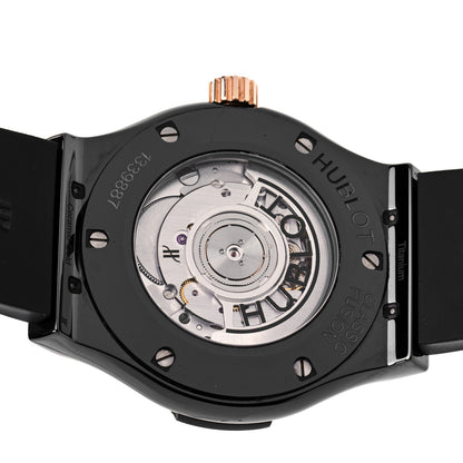 Hublot Ceramic Carbon 18K Rose Gold 42mm Classic Fusion Black Magic Automatic Watch Black 542.CO.1781.RX 4 of 5