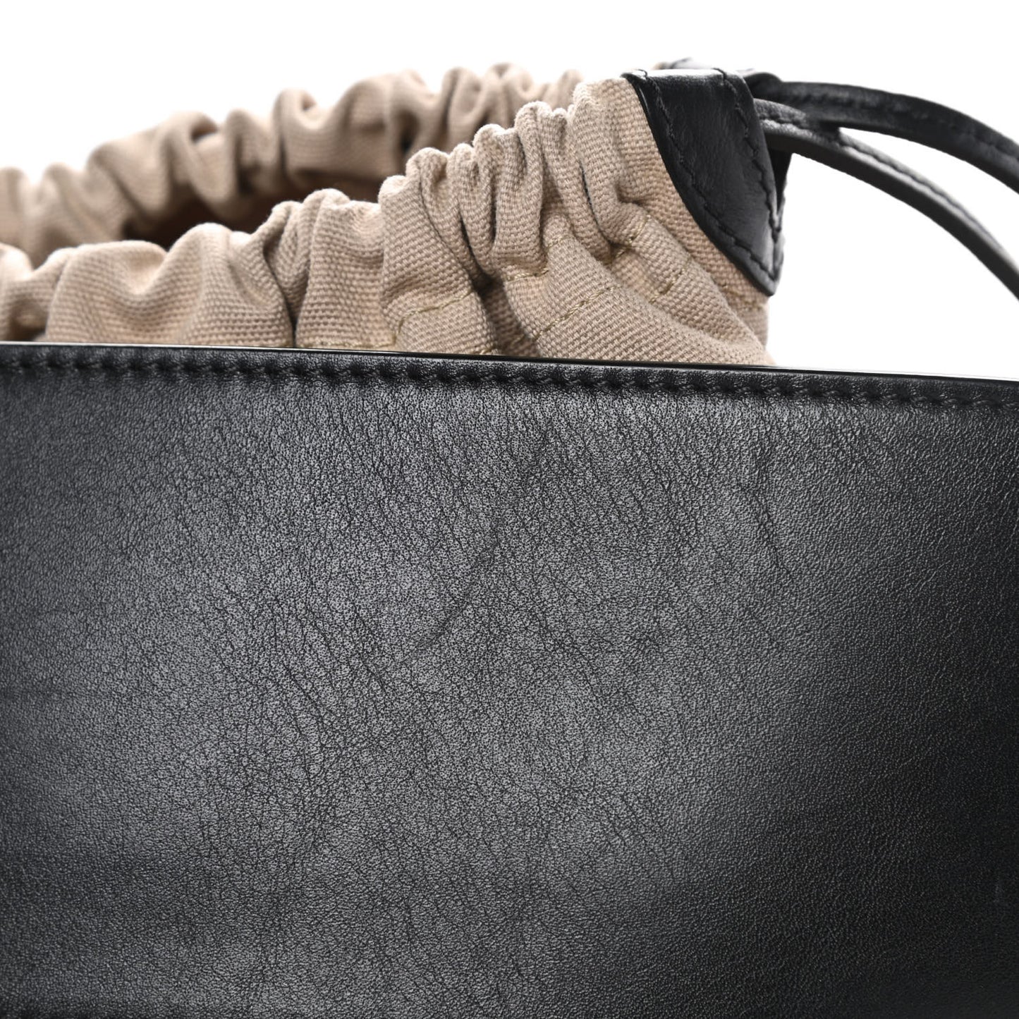 Smooth Calfskin Small Roy Bucket Bag Black