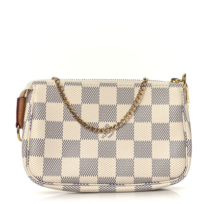 Louis Vuitton Damier Azur Mini Pochette Accessories 1 of 9