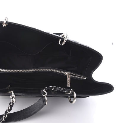 Chanel Caviar Quilted XL Grand Shopping Tote GST Black 5 of 10