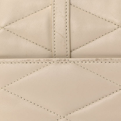 Saint Laurent Lambskin Quilted Le 57 Diamond Shoulder Bag Crema Soft 11 of 13
