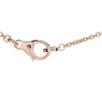 Bulgari 18K Rose Gold Diamond BVLGARI BVLGARI Link Pendant Necklace 9 of 11