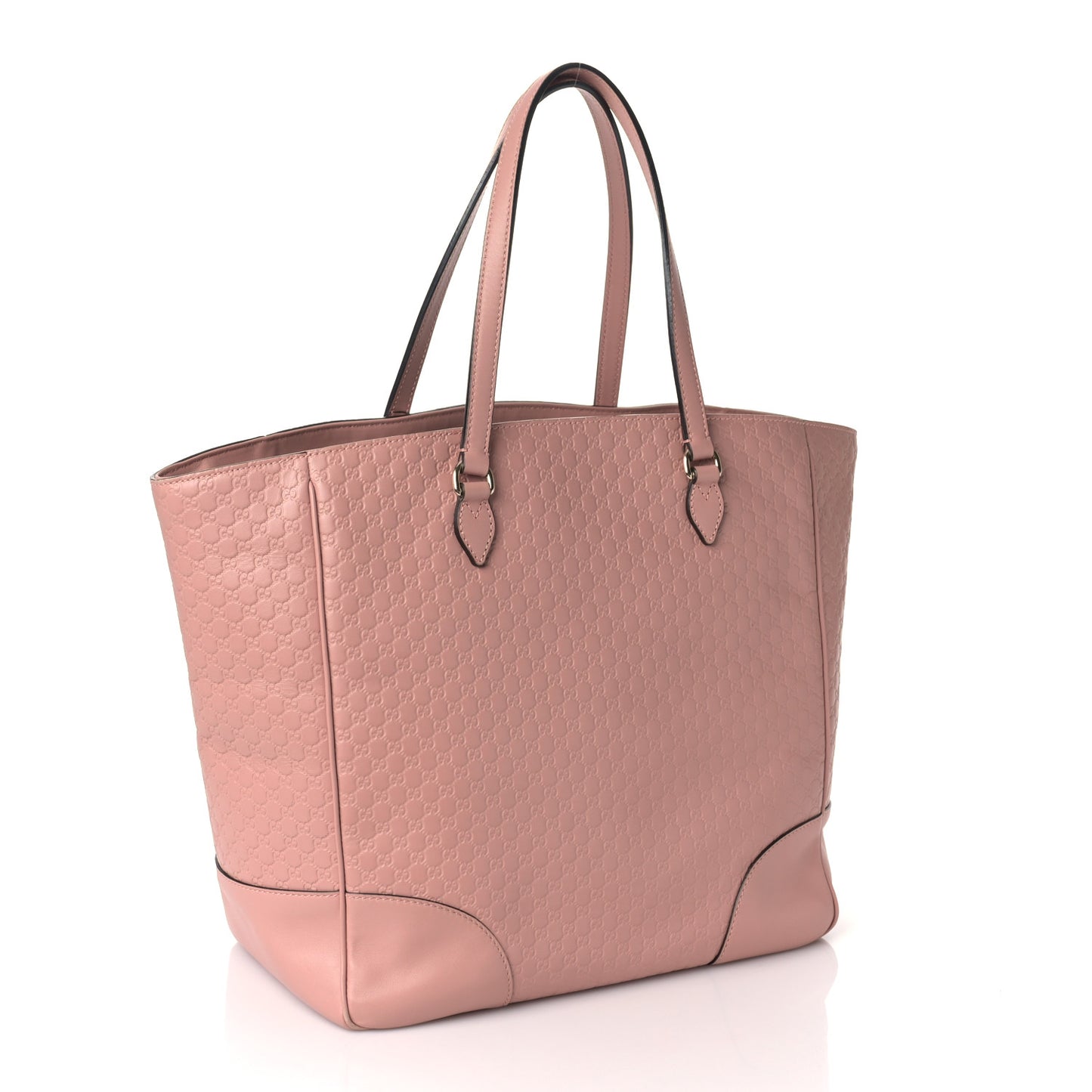 Microguccissima Bree Zippered Tote Soft Pink