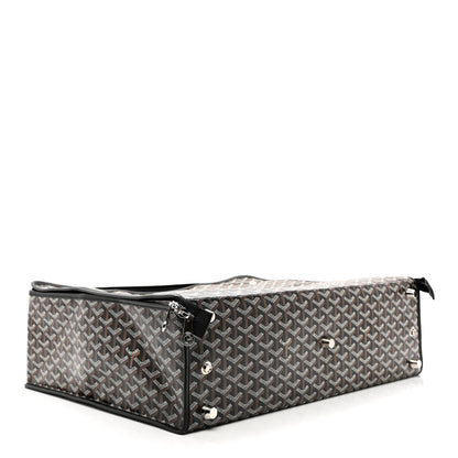 Goyard Goyardine Caravelle 50 Folding Suitcase Black 3 of 7