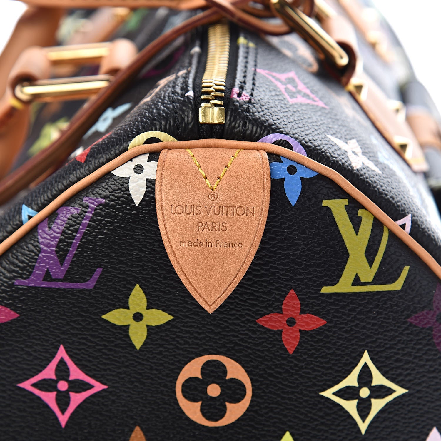 Louis Vuitton Monogram Multicolor Speedy 30 Black 7 of 10