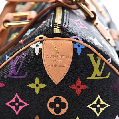 Louis Vuitton Monogram Multicolor Speedy 30 Black 7 of 10