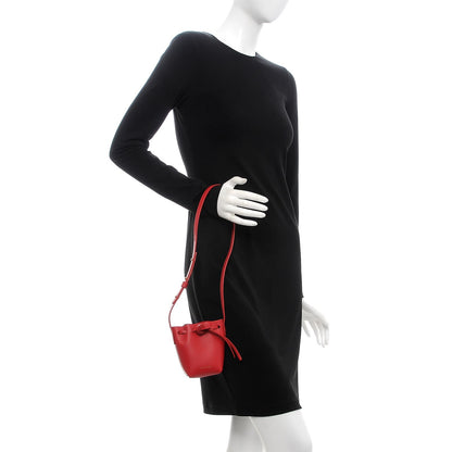 Mansur Gavriel Calfskin Baby Bucket Flamma 2 of 7