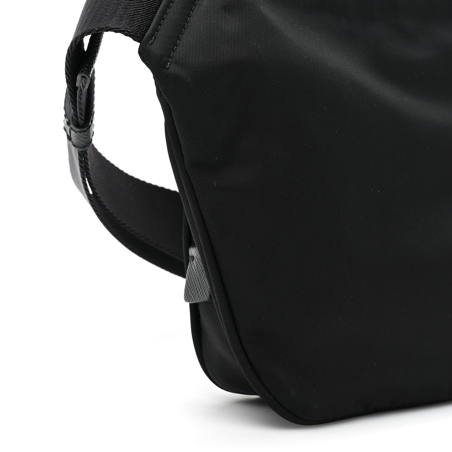 Re-Nylon Saffiano Belt Bag Black