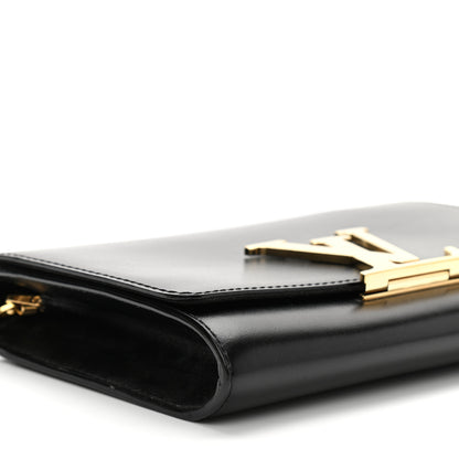 Louis Vuitton Calfskin Chain Louise GM Black 7 of 9