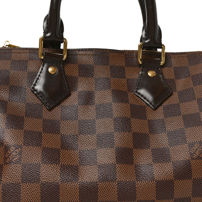 Louis Vuitton Damier Ebene Speedy Bandouliere 25 7 of 10