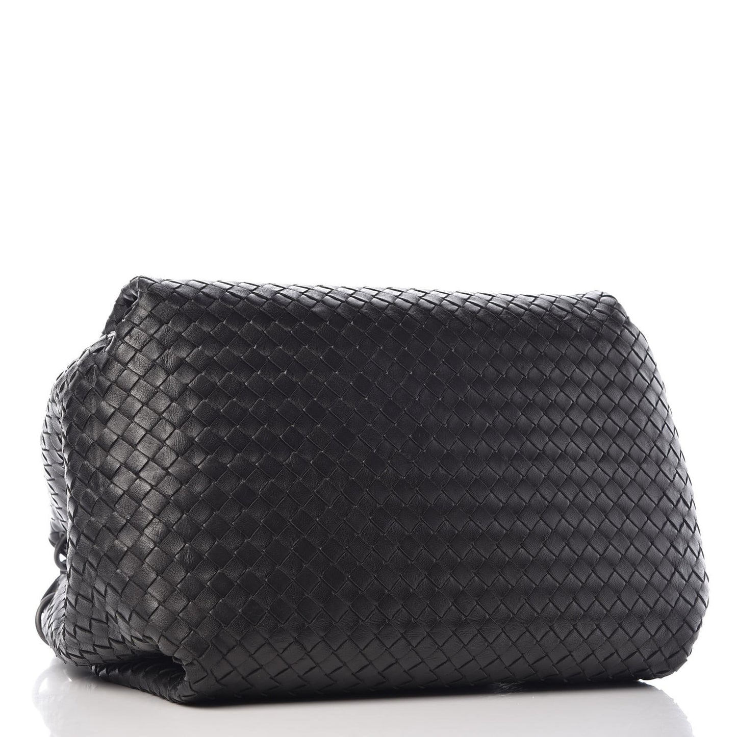 Nappa Intrecciato Parachute Bag Black