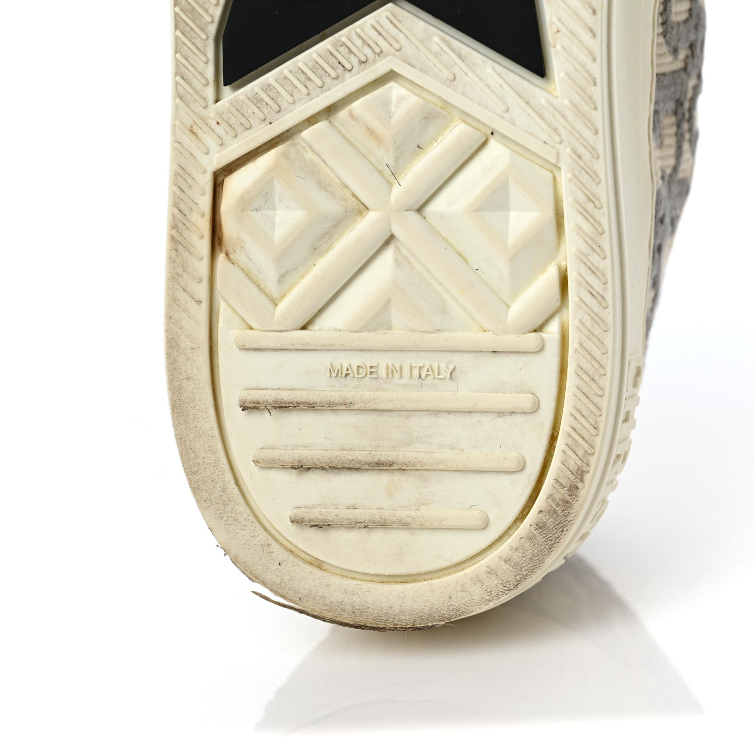 Christian Dior Canvas Oblique Walk'N'Dior Low Top Sneakers 38 Grey Stone 6 of 7