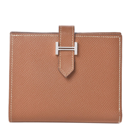 Hermes Epsom Bearn Compact Wallet Gold 1 of 7