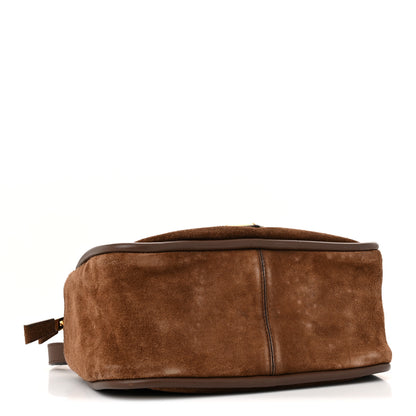 Prada Scamosciato Darling Shoulder Bag Cacao 4 of 13