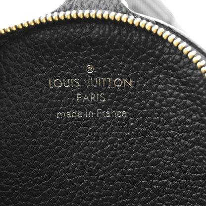Louis Vuitton Nylon Empreinte Monogram Giant Bandouliere Strap with Coin Purse Black Beige 4 of 5