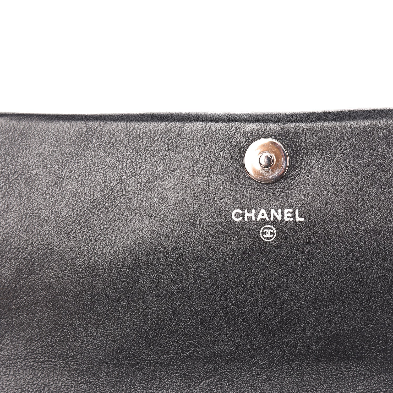 Chanel Patent Quilted Brilliant Wallet On Chain WOC Black 6 of 12