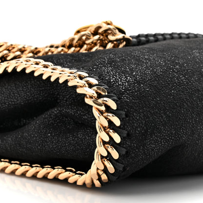 Stella McCartney Shaggy Deer Small Falabella Fold Over Tote Black 9 of 9