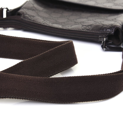 Gucci Guccissima Mini Messenger Bag Dark Brown 16 of 16