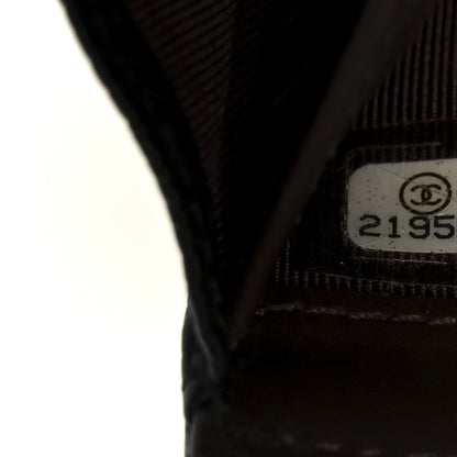 Chanel Caviar Quilted Long Flap Wallet Black 8 of 11