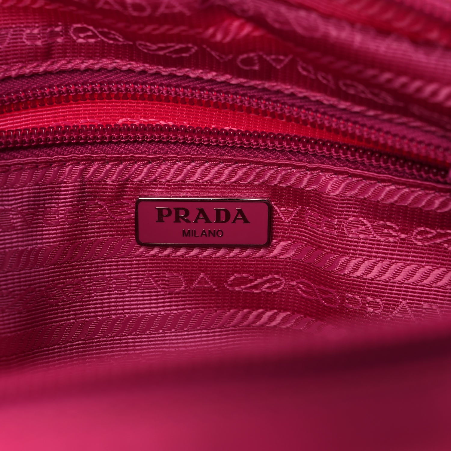 Prada Tessuto Nylon Wristlet Fuxia 6 of 16