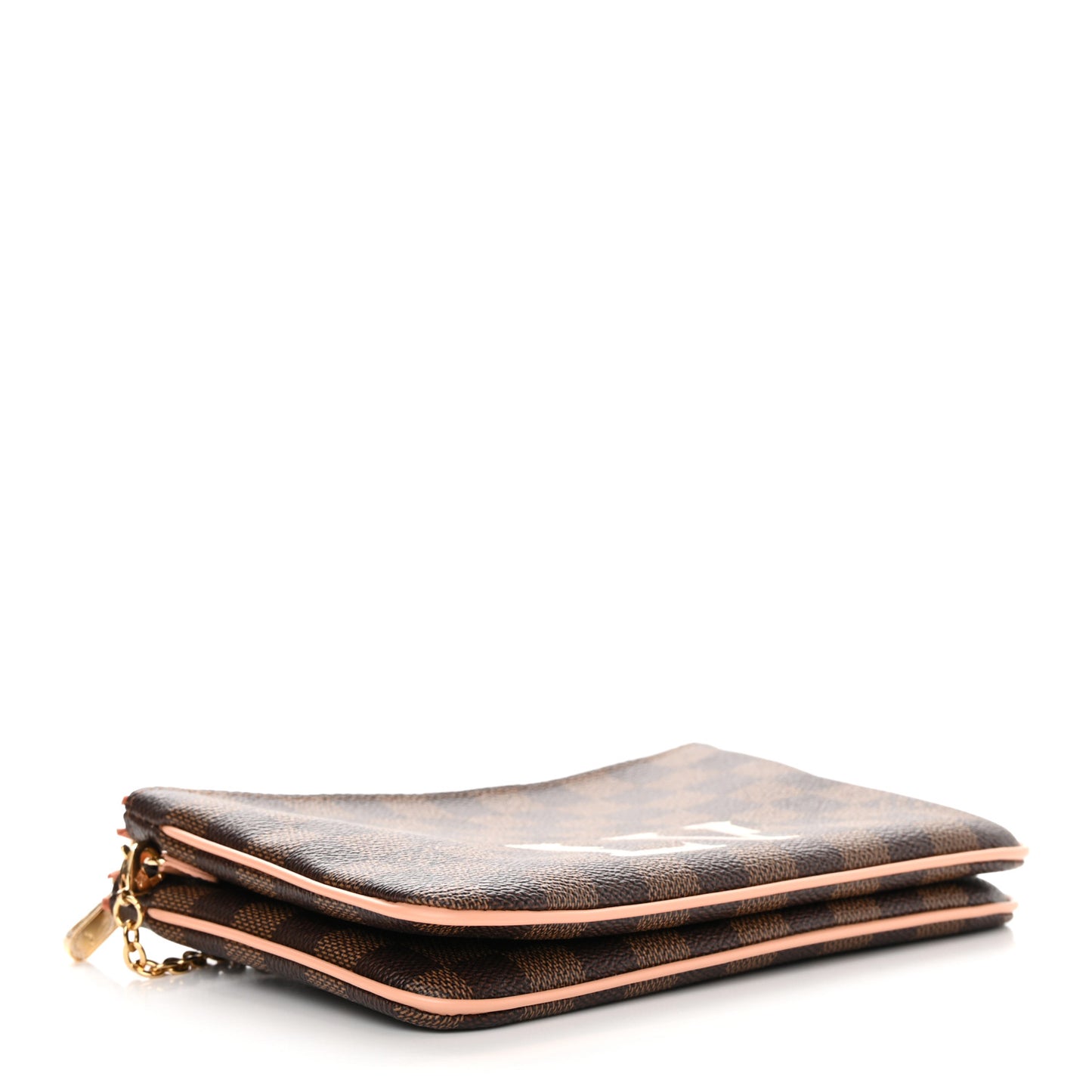 Damier Ebene Double Zip Pochette
