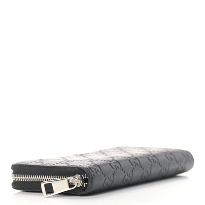 Gucci Guccissimma Signature Dorian Zip Around Wallet Black 4 of 10