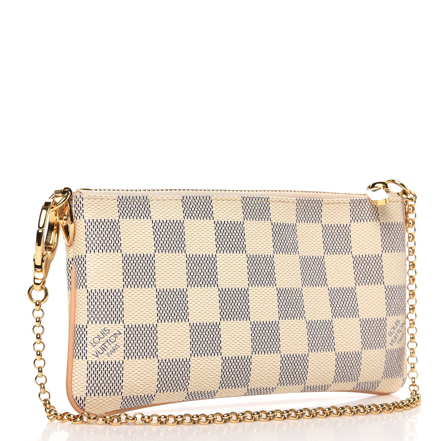 Louis Vuitton Damier Azur Pochette Milla MM 3 of 7