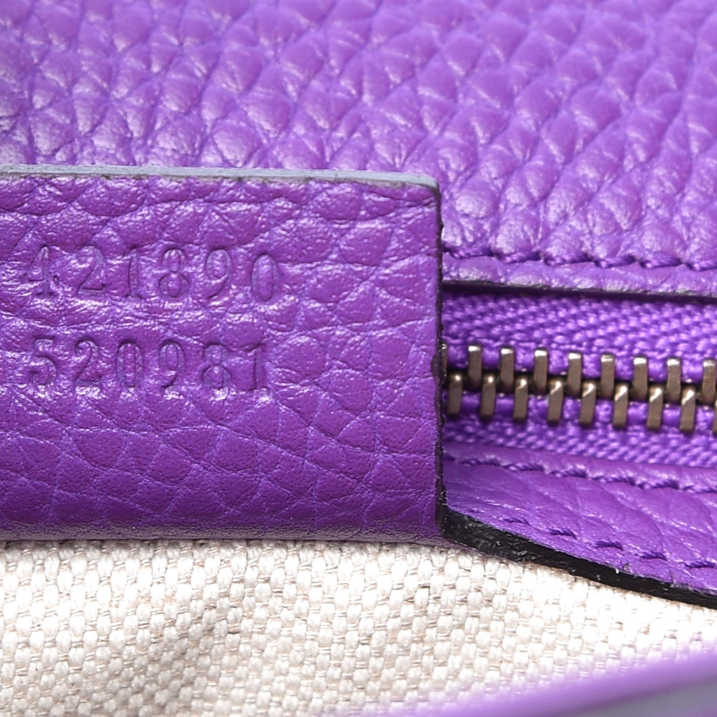 Calfskin Small GG Marmont Top Handle Bag Purple