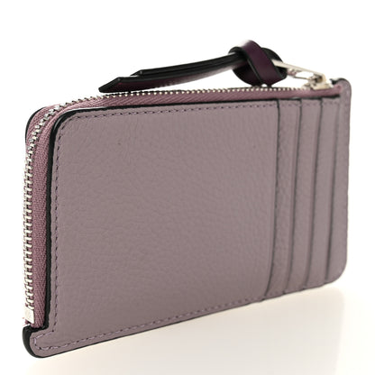 Loewe Soft Grained Calfskin Coin Card Holder Dirty Mauve Squirrel 3 of 7