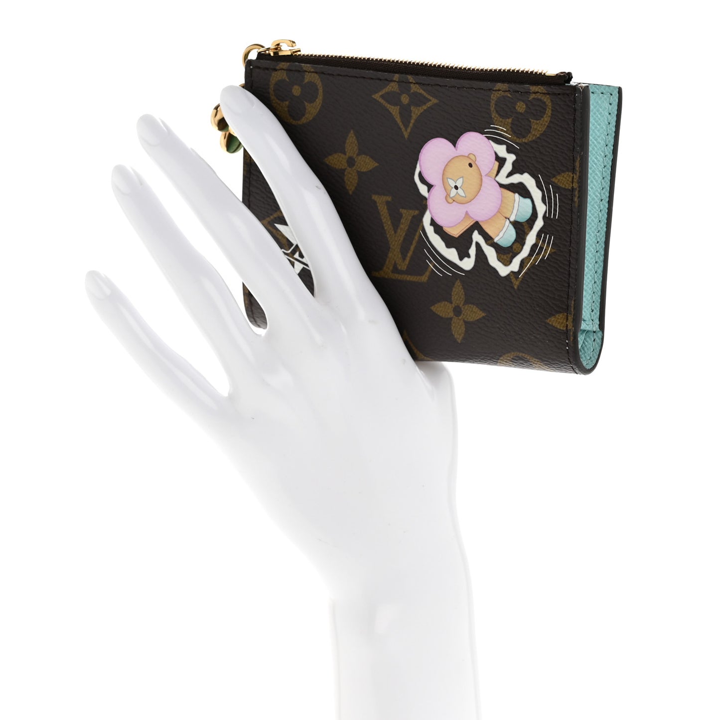 Monogram Snow Show Lisa Wallet Azur Frost