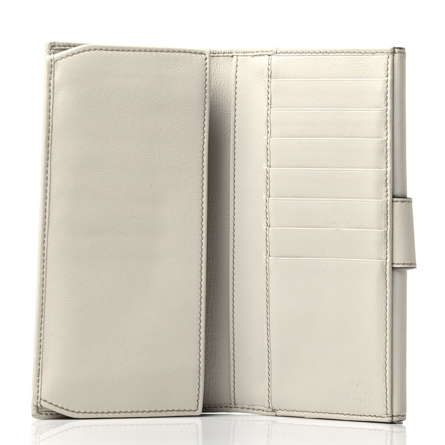 Gucci Monogram Heart Continental Wallet Off White 3 of 3