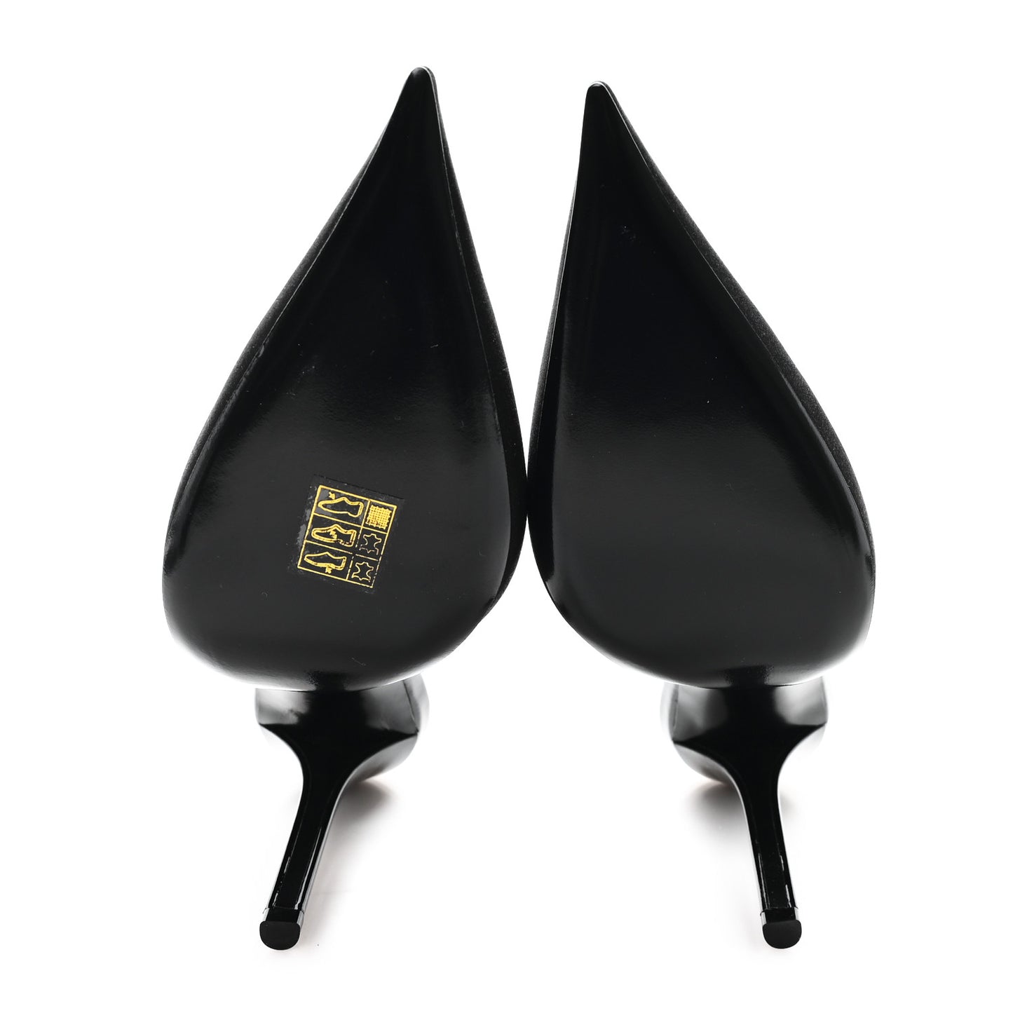 Raso Regale Raven 110 Slingback Pumps 38.5 Black