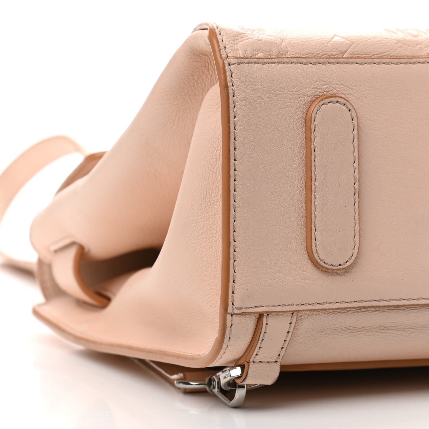 Calfskin Ottomar Monogram Essential Small Backpack Bisque
