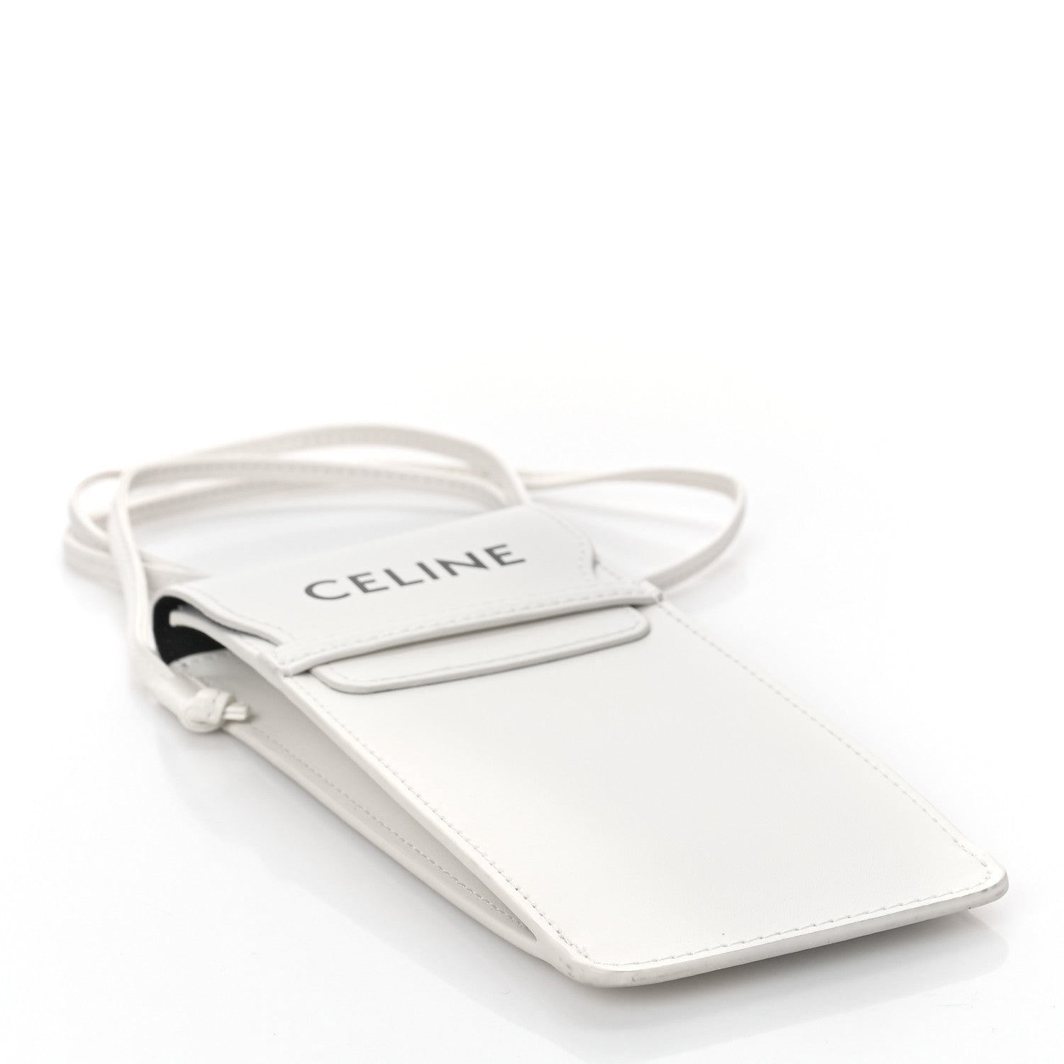 Celine Smooth Calfskin Sunglasses Pouch White 4 of 8