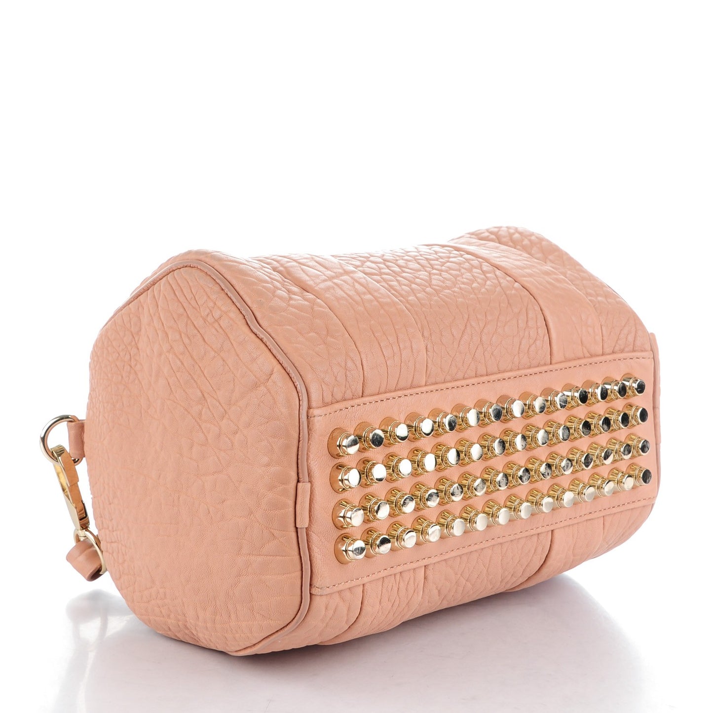 Pebbled Lambskin Rockie Blush Pale Gold Hardware