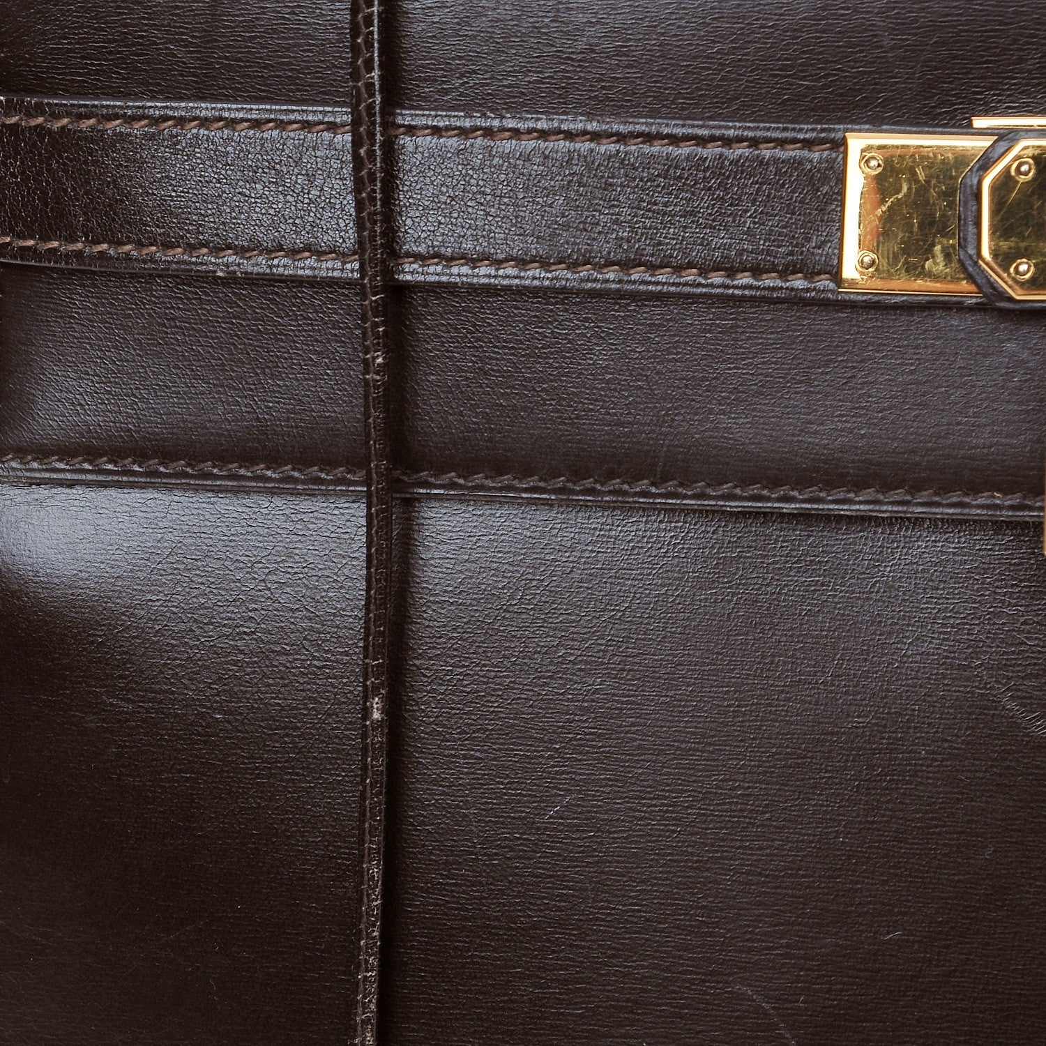Hermes Box Kelly Sellier 32 Chocolate 28 of 30