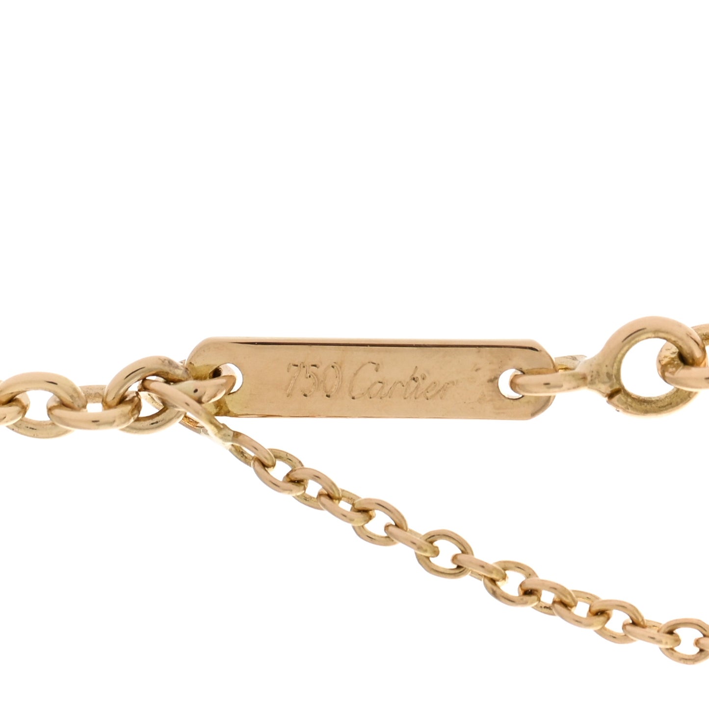 18K Pink Yellow White Gold Baby Trinity Pendant Necklace