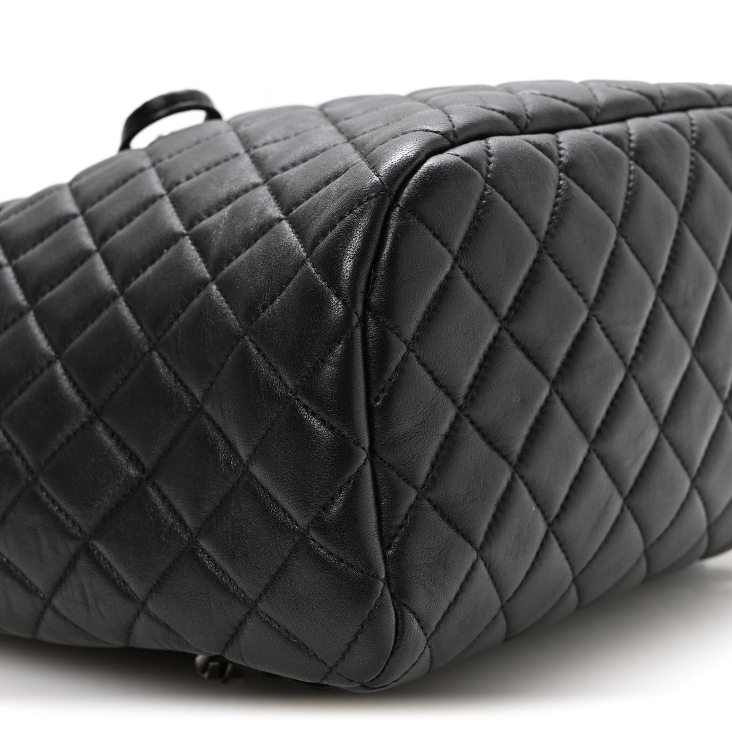Chanel Lambskin Quilted Large Urban Spirit Backpack Black 8 of 9