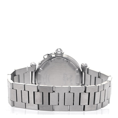 Cartier Stainless Steel 35mm Pasha GMT Automatic Watch 3 of 9