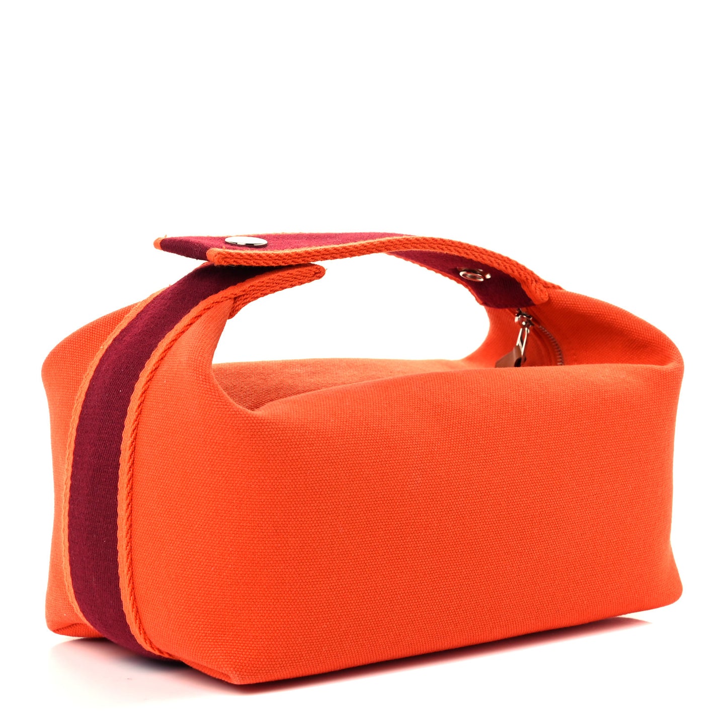 Canvas Small Bride-A-Brac Pouch Orange Burgundy