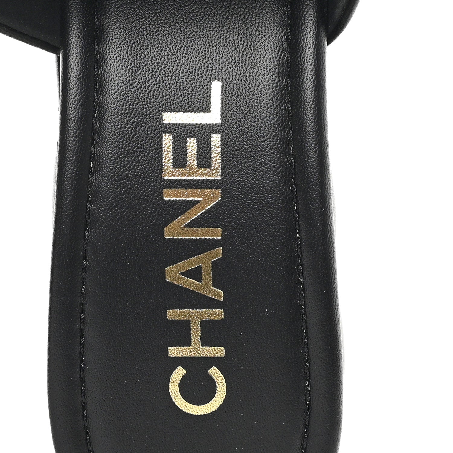 Chanel Lambskin Quilted CC Platform Mules 41 Black 8 of 10