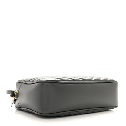 Saint Laurent Calfskin Matelasse Monogram Lou Camera Bag Smog 4 of 10